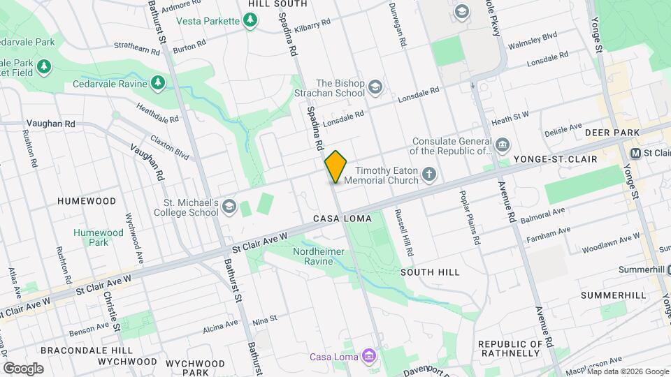 18 Shorncliffe Av Map and Location Details