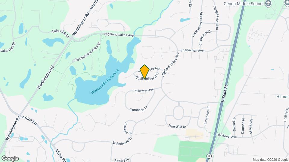 5510 Quail Hollow Way Map and Location Details