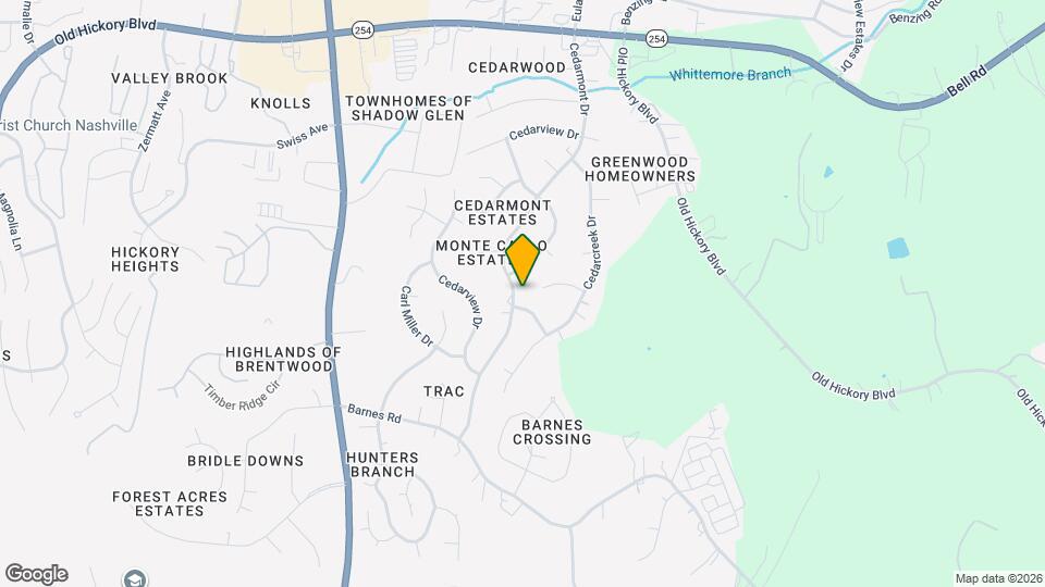 508 Cedarmont Dr Map and Location Details