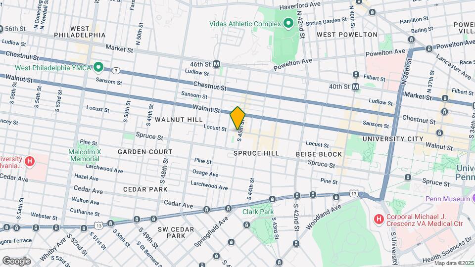 236 S 45th St Map and Location Details