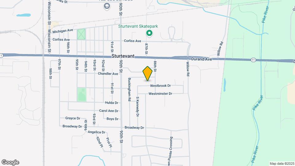 8622 Westbrook Dr Map and Location Details