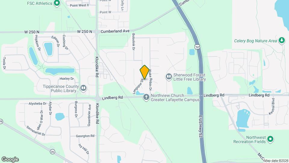 2029 Longspur Dr Map and Location Details