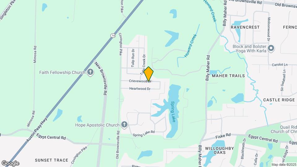 5733 Crievewood Dr Map and Location Details