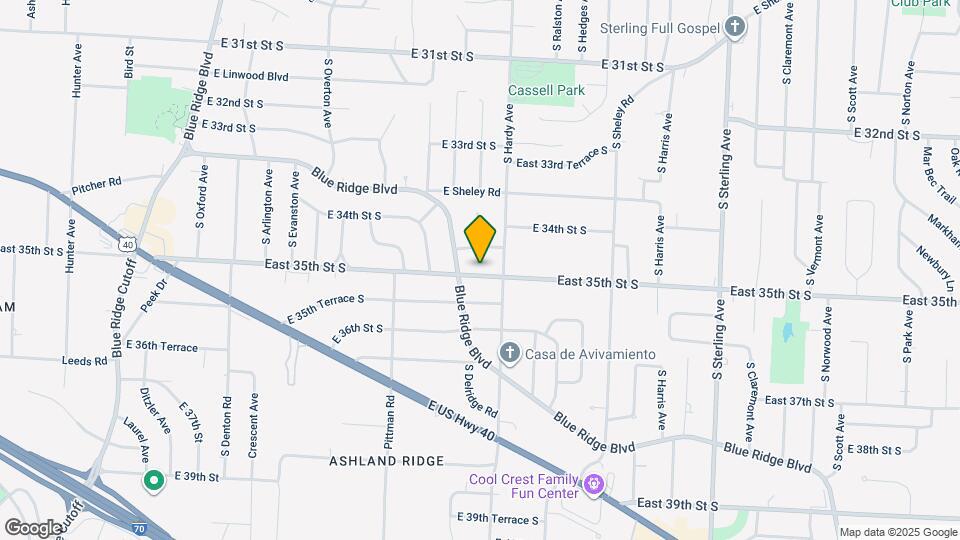 10314 East 35th St S Map and Location Details