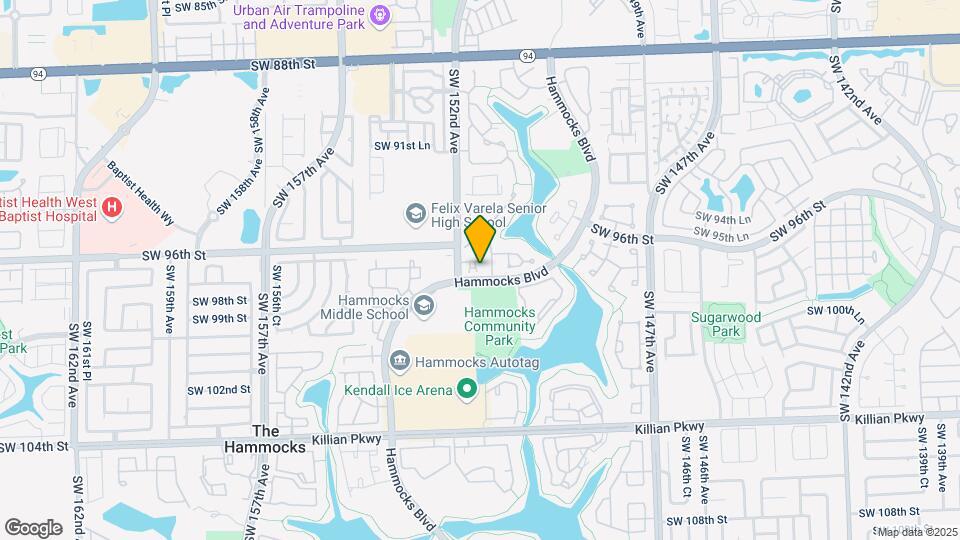 9657 SW 152nd Ave Map and Location Details