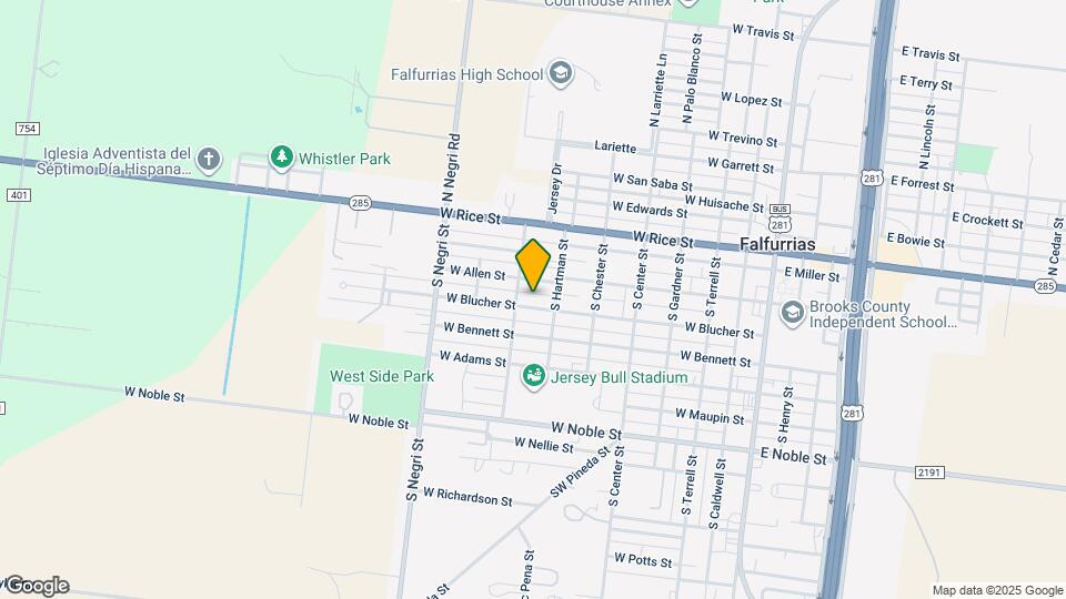 714 W Blucher St Map and Location Details