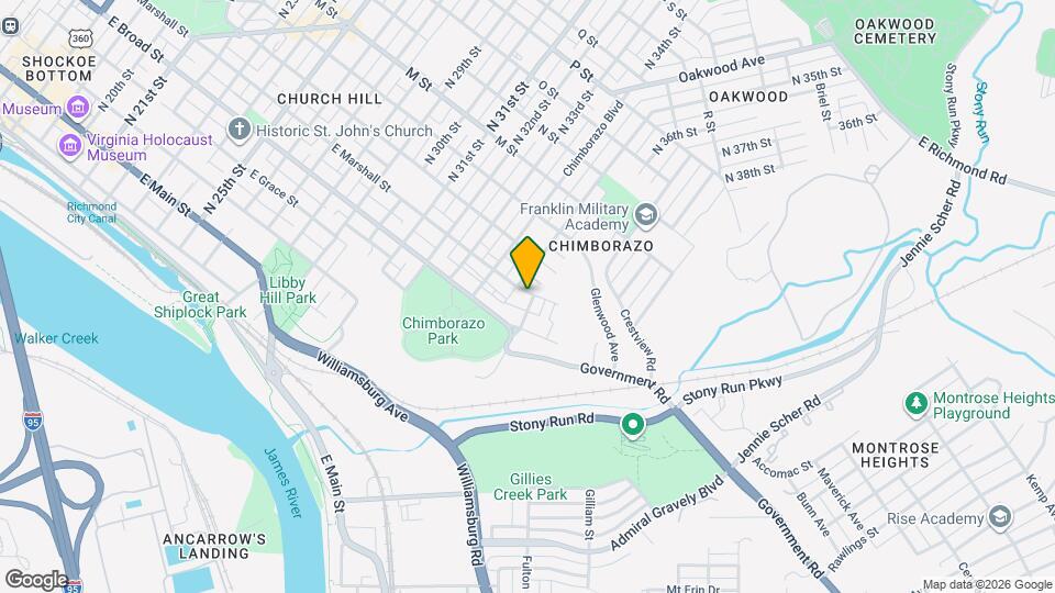 322 N 36th St Map and Location Details