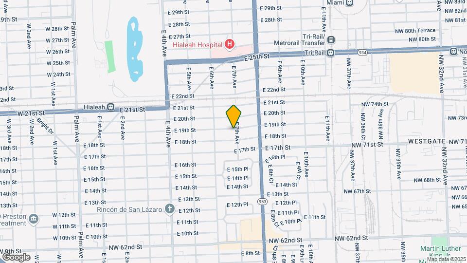 682 E 19th St Map and Location Details
