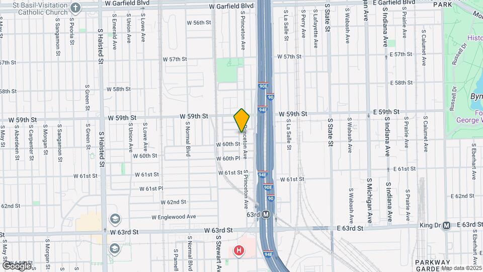 5944 S Princeton Ave Map and Location Details