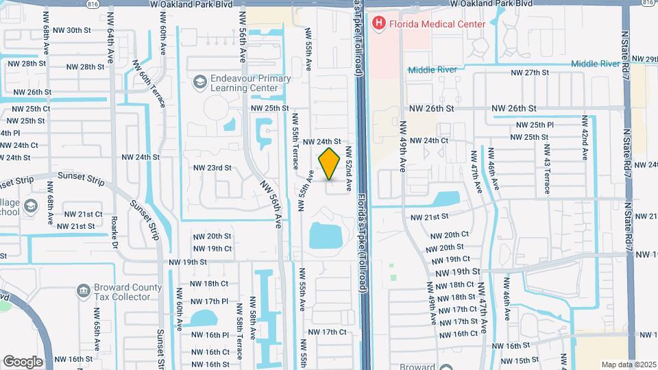 5320 NW 22nd St Map and Location Details