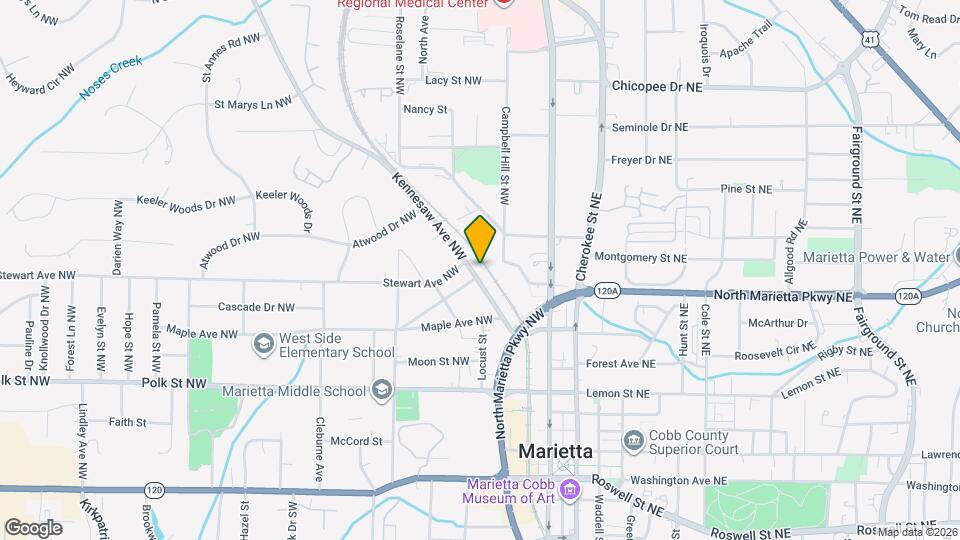 314 Kennesaw Ave NW Map and Location Details