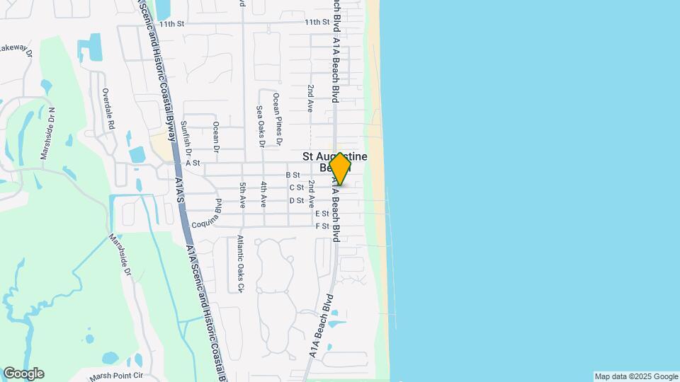 740 A1A Beach Blvd Map and Location Details
