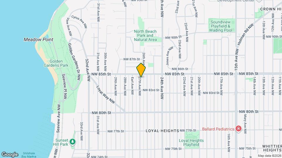 8338 27th Ave NW, Unit B Map and Location Details