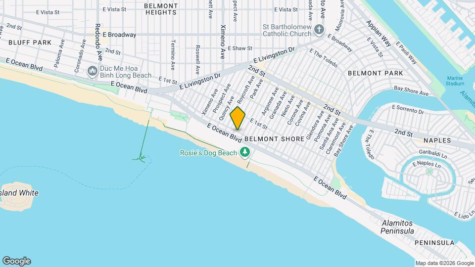 4811 E Ocean Blvd, Unit 4811 E Ocean Blvd apt 2 Mapa y Detalles de la Ubicación
