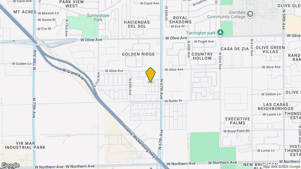 8708 N Fountain Dr Map and Location Details