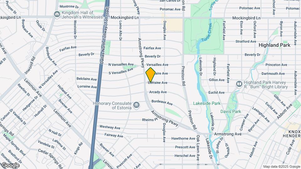 4329 Lorraine Ave Map and Location Details