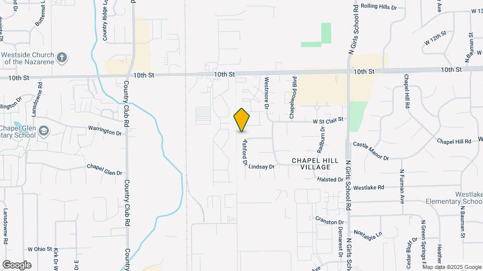 640 Ashford Dr Map and Location Details