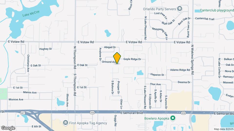 1553 Faircloth Ct Map and Location Details