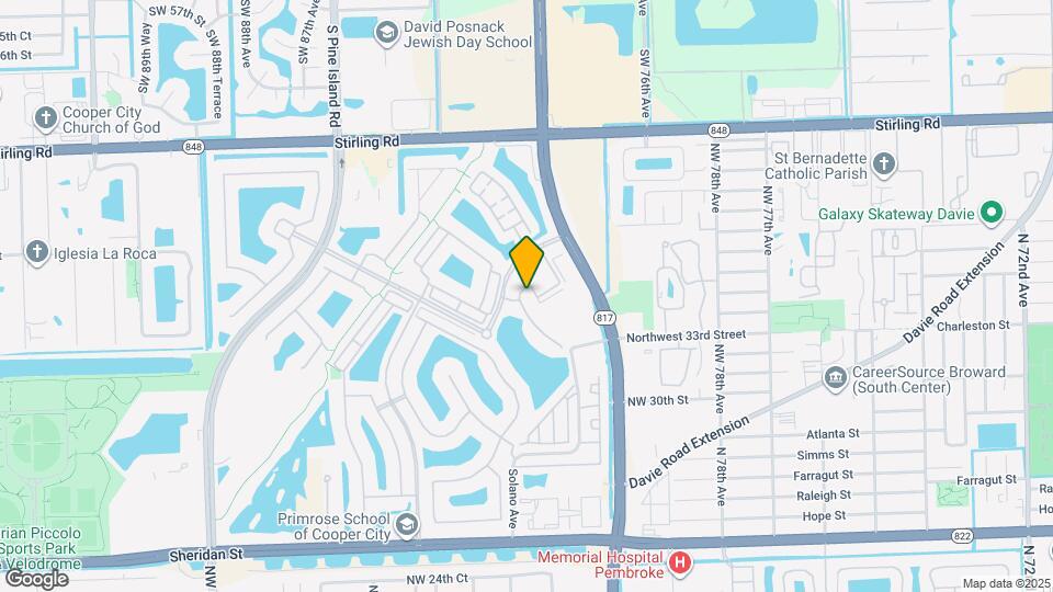 3909 NW 82nd Dr Map and Location Details