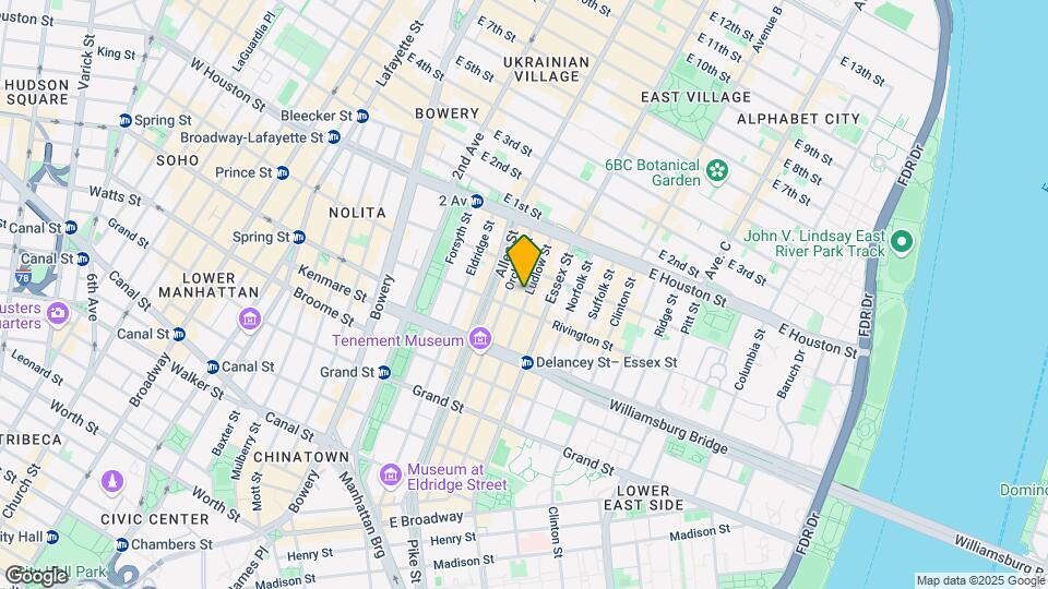 143 Ludlow St Mapa y Detalles de la Ubicación