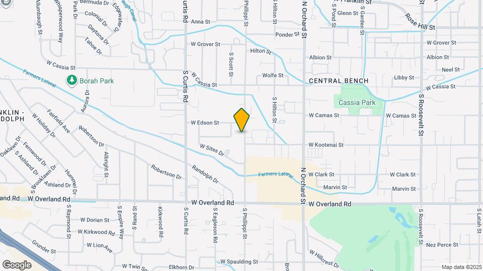 1113 S Phillippi St Map and Location Details