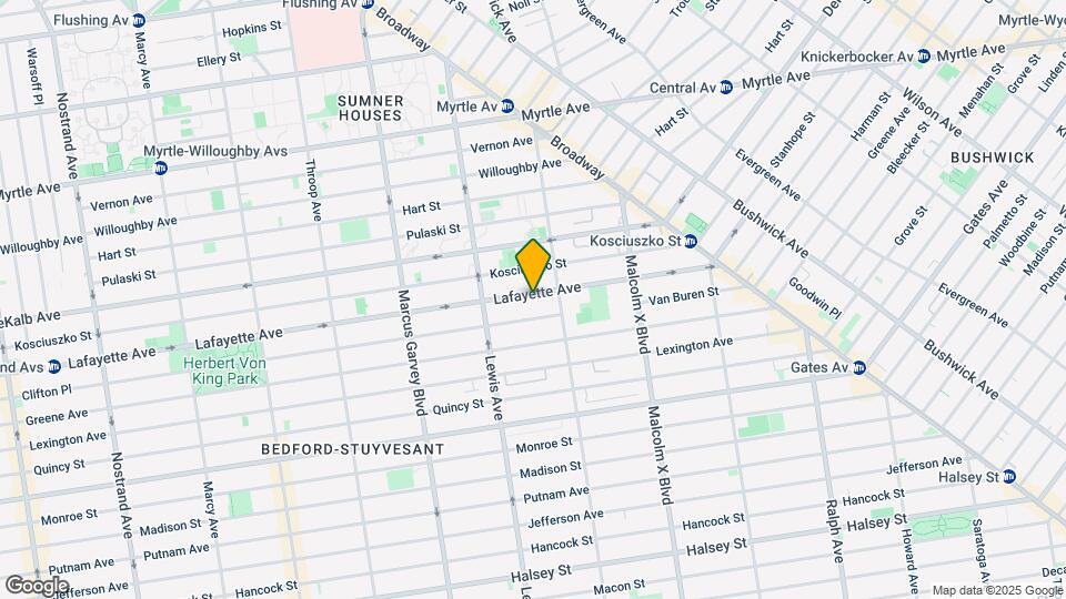 938 Lafayette Ave Map and Location Details