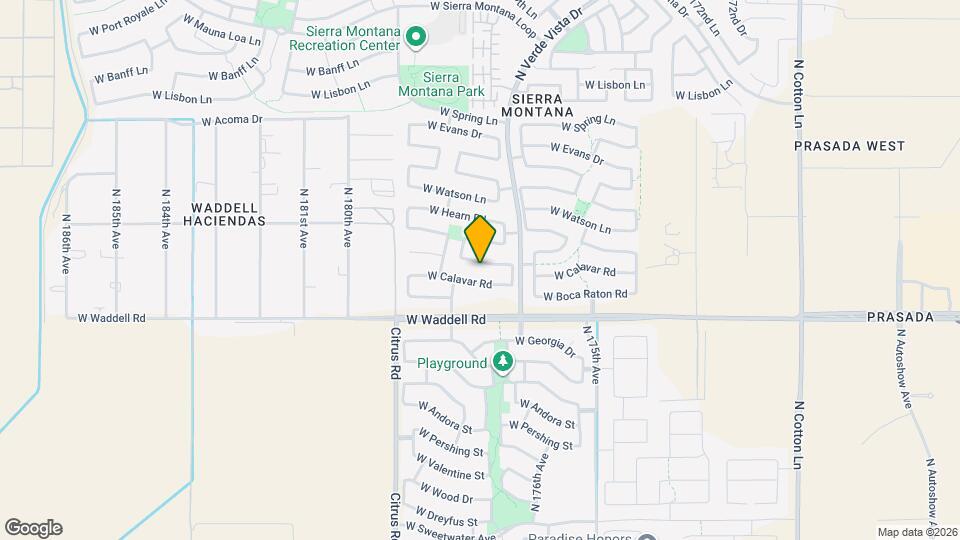17757 W Redfield Rd Mapa y Detalles de la Ubicación
