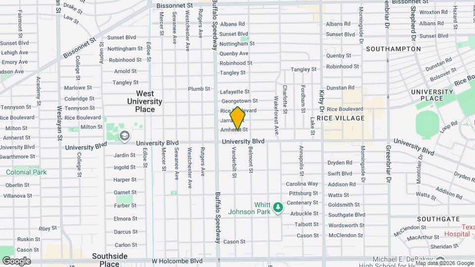 3027 Amherst St Map and Location Details
