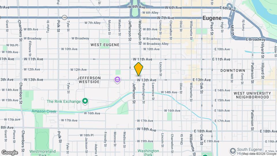 1292 Washington St Map and Location Details