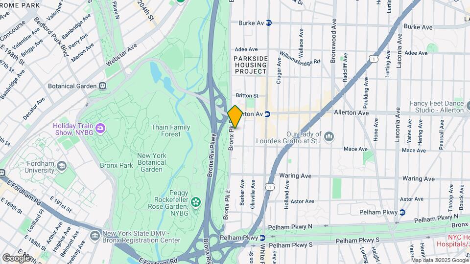 2526 Bronx Park E Map and Location Details