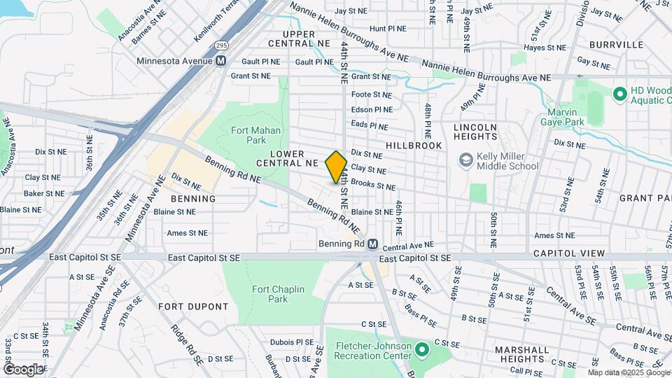 4321 Brooks St NE Mapa y Detalles de la Ubicación