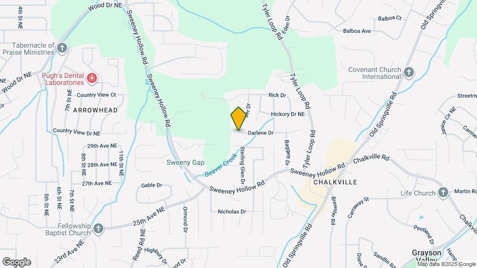 5002 Darlene Dr Map and Location Details
