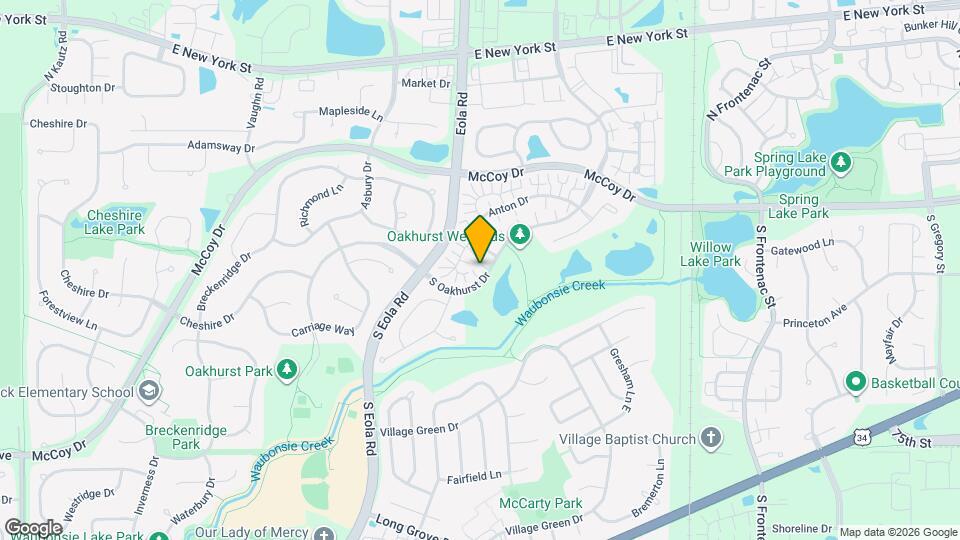 101 S Oakhurst Dr Map and Location Details