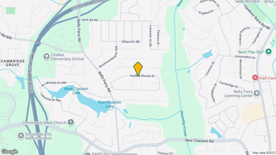 93 Hartley Woods Dr Map and Location Details