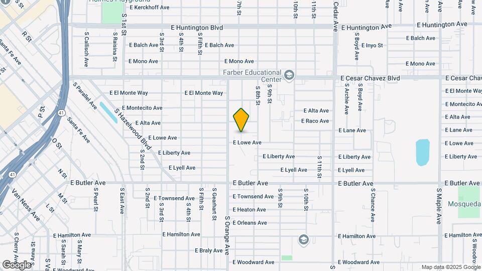 3659 E Lowe Ave Map and Location Details