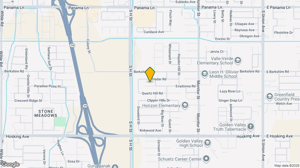 1412 Evadonna Rd Map and Location Details