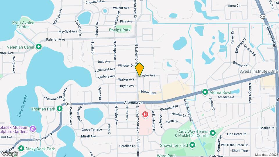 630 N Lakemont Ave Map and Location Details