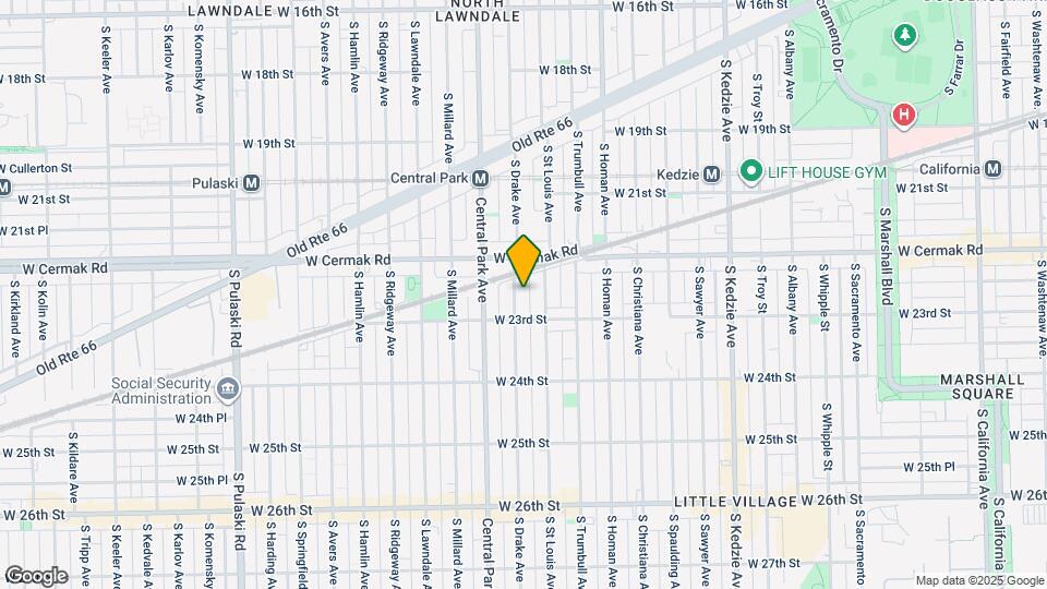 2237 S Drake Ave Map and Location Details