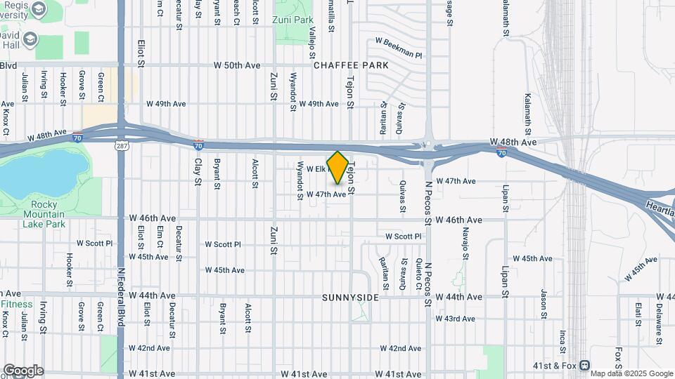 2103 W 47th Ave Map and Location Details