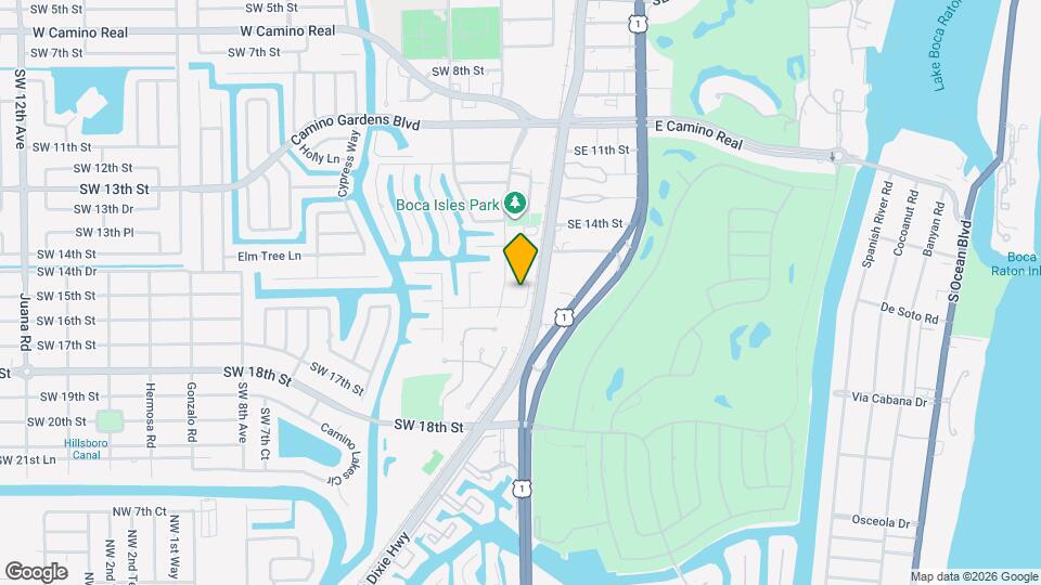 1543 SW 1st Ave Map and Location Details