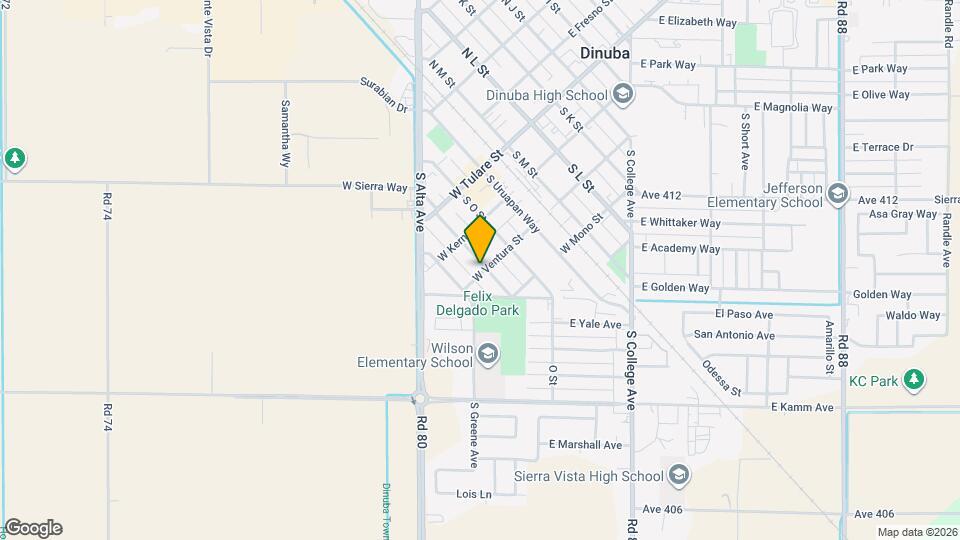 515 W Ventura St Map and Location Details