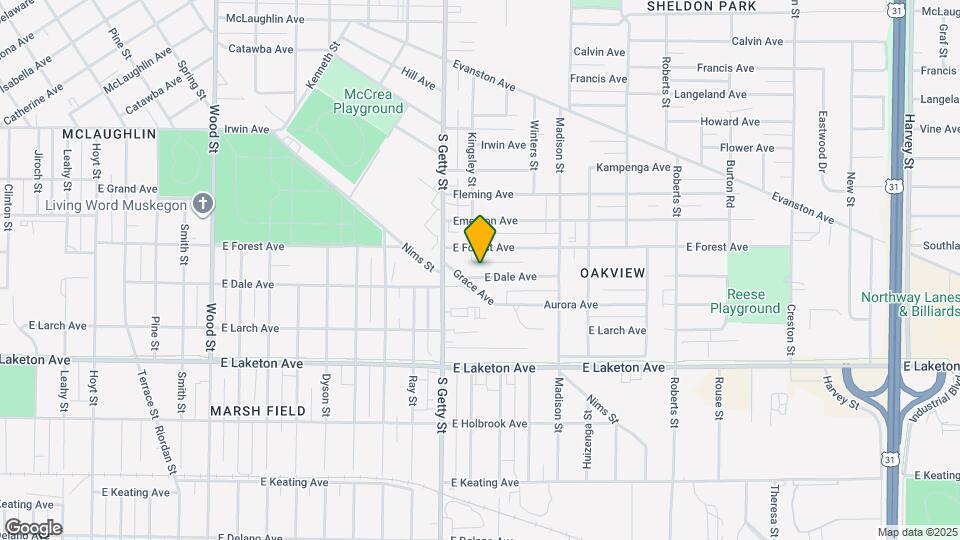 868 E Dale Ave Map and Location Details