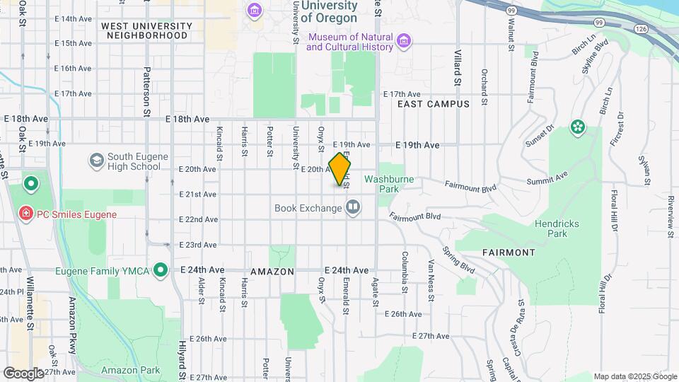 1379 E 21st Ave Map and Location Details