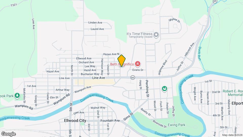 501 Smiley St Map and Location Details