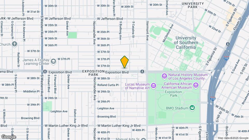 1119 W Exposition Blvd Map and Location Details