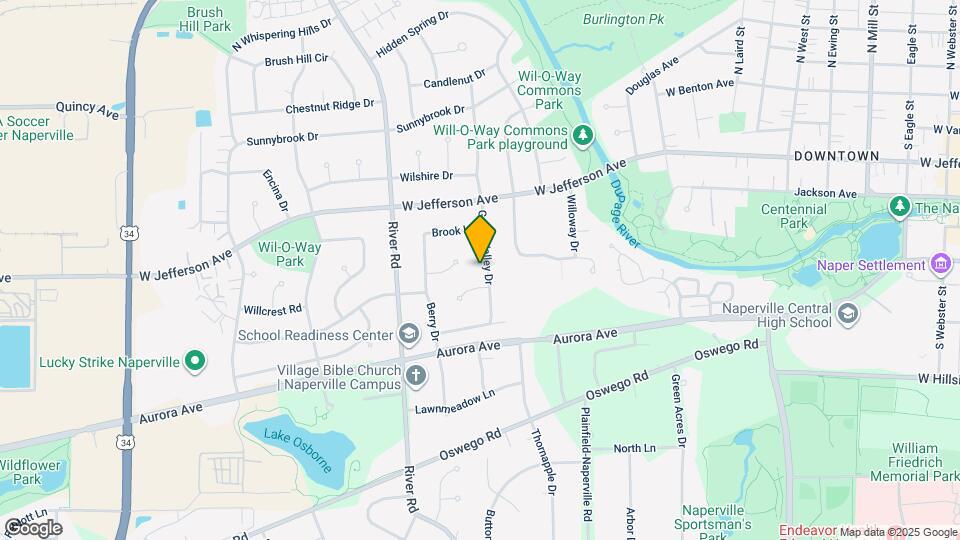 345 Green Valley Dr Map and Location Details