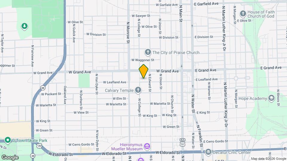 462 W Leafland Ave Mapa y Detalles de la Ubicación