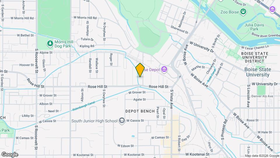 305 Peasley St Map and Location Details