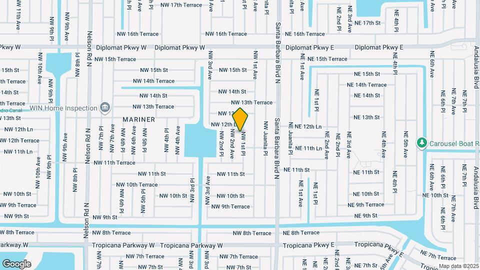 1152 NW 1st Pl Map and Location Details