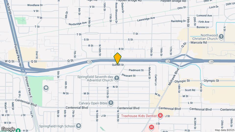 1167 Quinalt St Map and Location Details